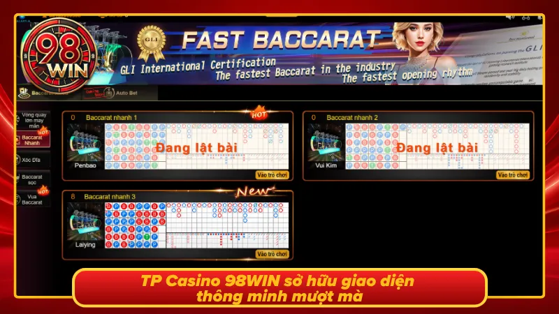 Địa chỉ giải trí được trang bị giao diện trực quan 